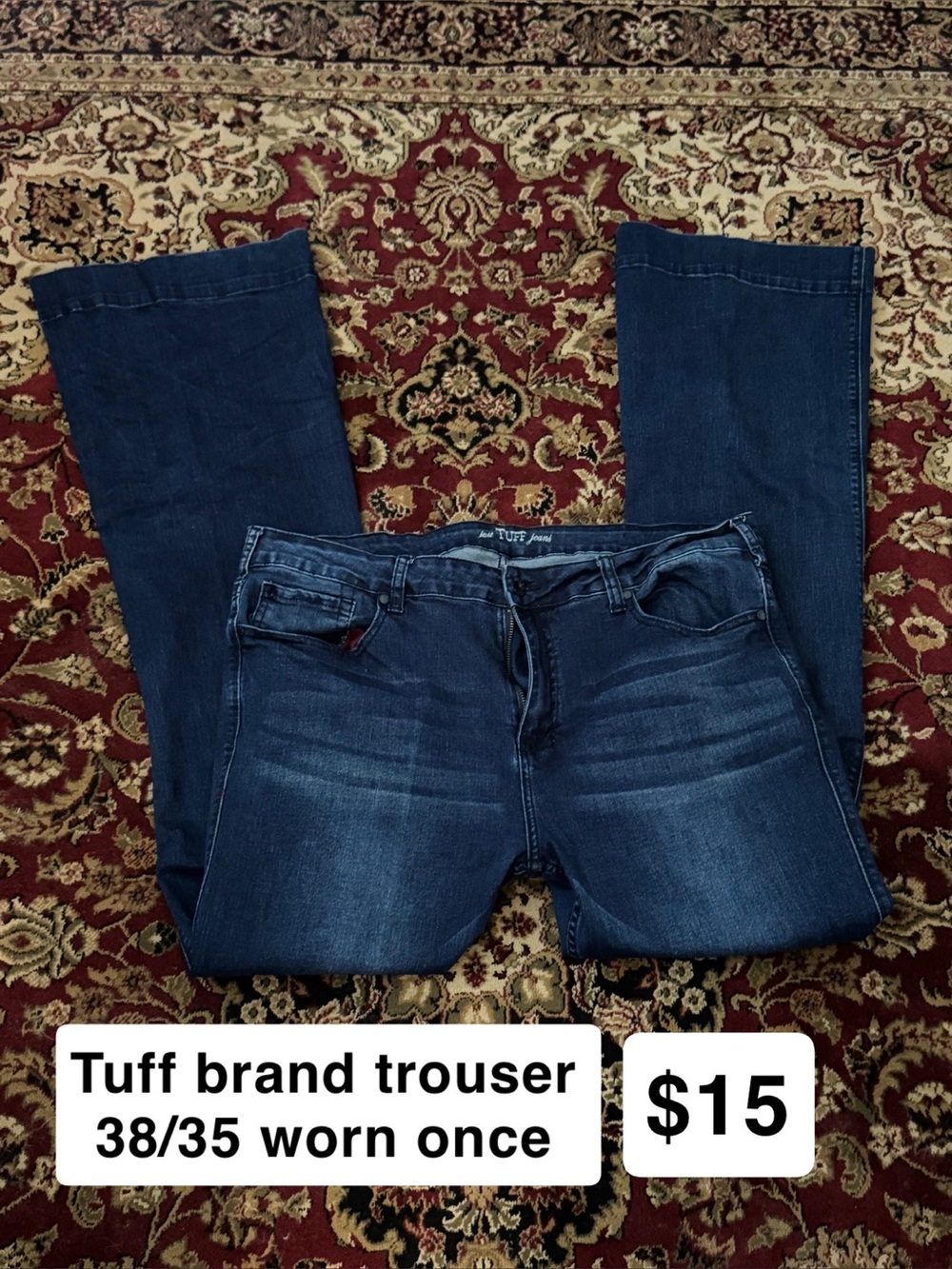 Cowgirl Tuff Dark Blue Flare Jeans